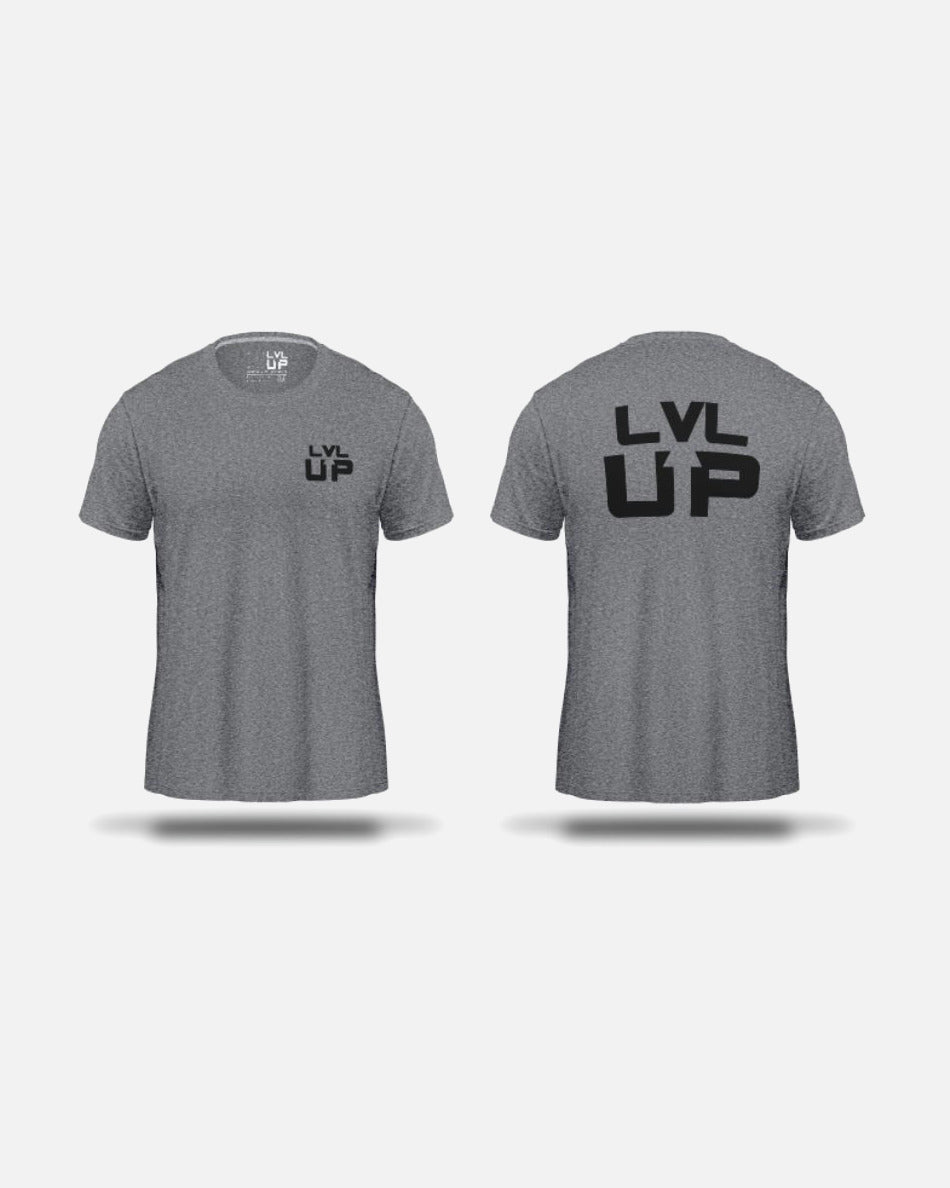 LVL UP T-Shirt TS - Grå