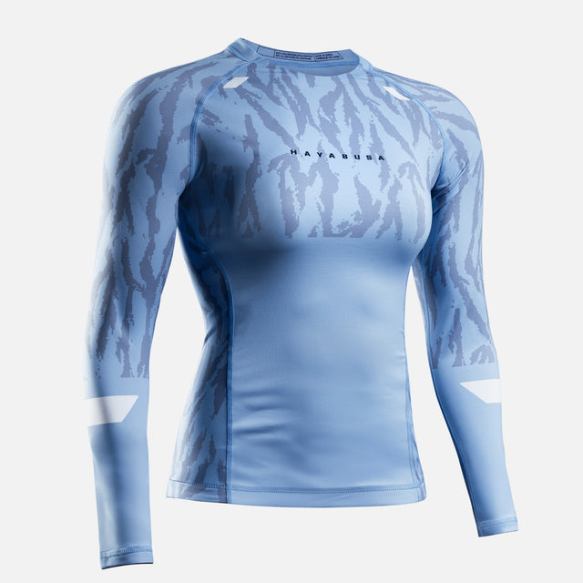 Rashguard Hayabusa Apex Vantage Maniche Lunghe Donna – Blu