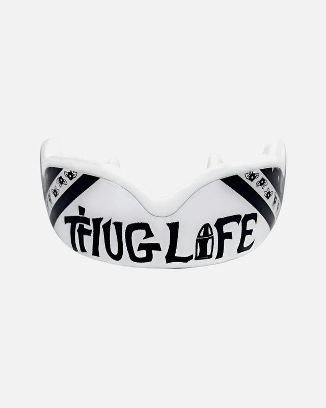 Protetor bucal Damage Control Extreme Impact Series Thug Life – Preto/Branco
