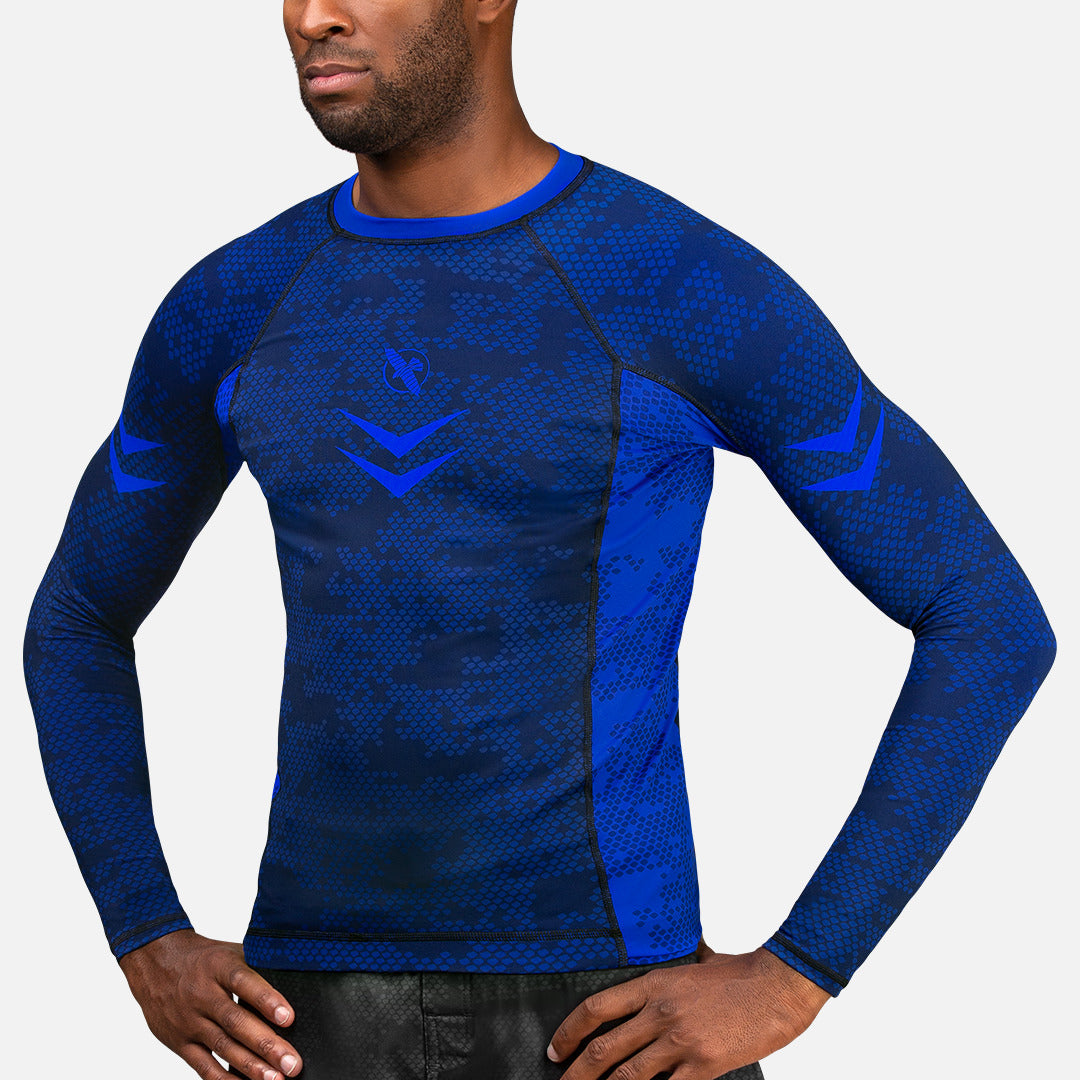 Hayabusa Rashguard Ranked Långärmad - Blå
