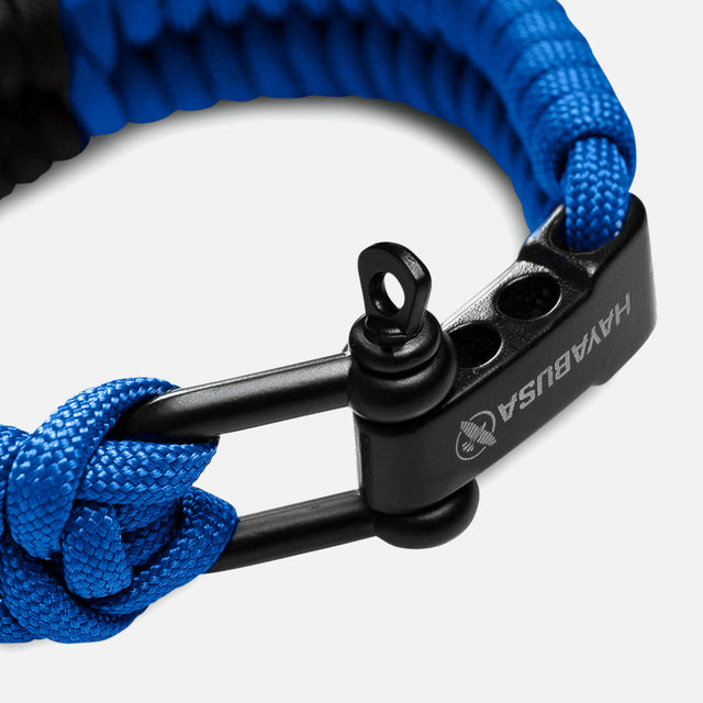 Hayabusa Paracord Jiu Jitsu Armband - Blå