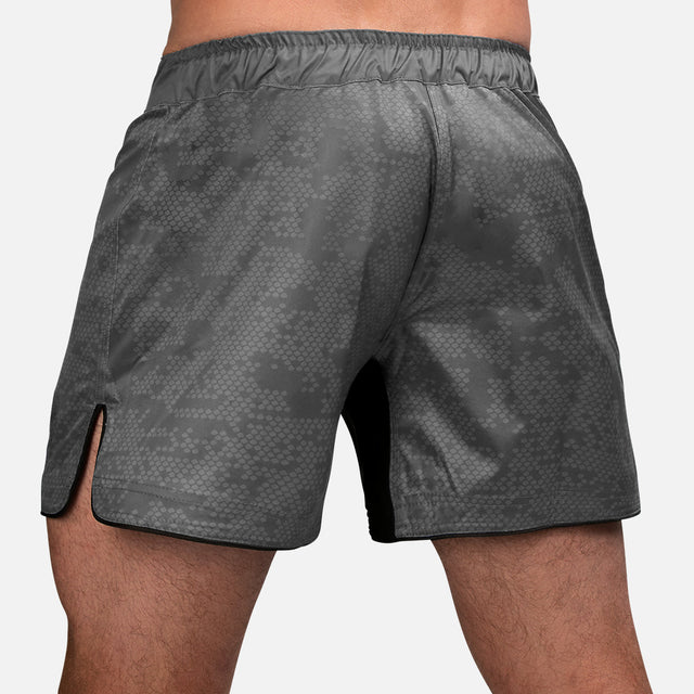 Hayabusa MMA-shorts Hex Mid-Thigh – Grå