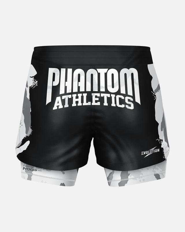 Shorts de MMA Phantom Athletics Fusion 2in1 Warfare – Urban Camo