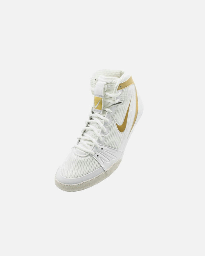 Botas de lucha Nike Freek – Blanco/Oro
