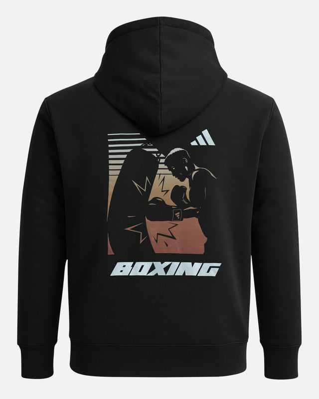 Sudadera Adidas Hoodie Boxing Graphic Line – Negro