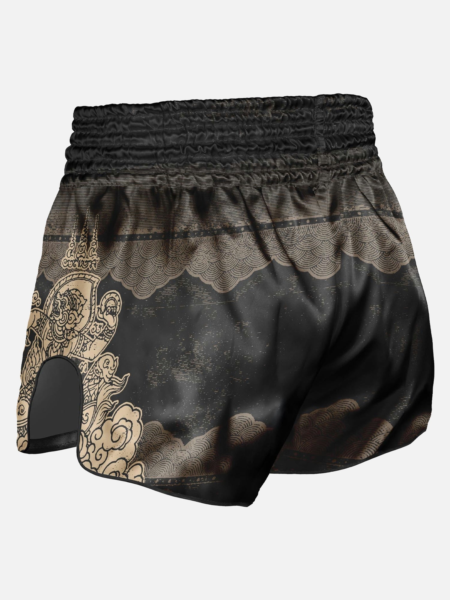 8 WEAPONS Muay Thai shorts Hanuman – Sort/Guld