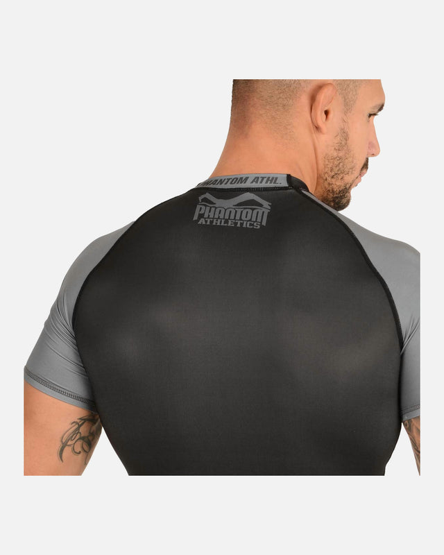 Rashguard Phantom Athletics Supporter – Černá/Šedá