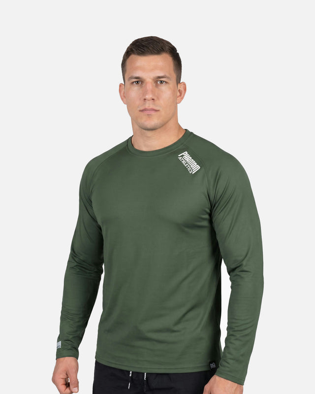 Tricou de antrenament Phantom Athletics Tactic Mâneci Lungi - Verde