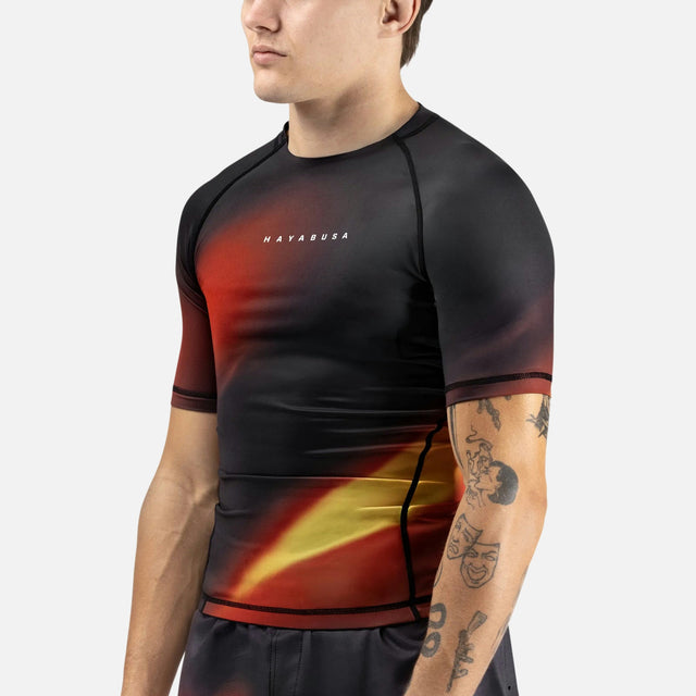 Rashguard Hayabusa Apex Nova Manga Curta – Laranja