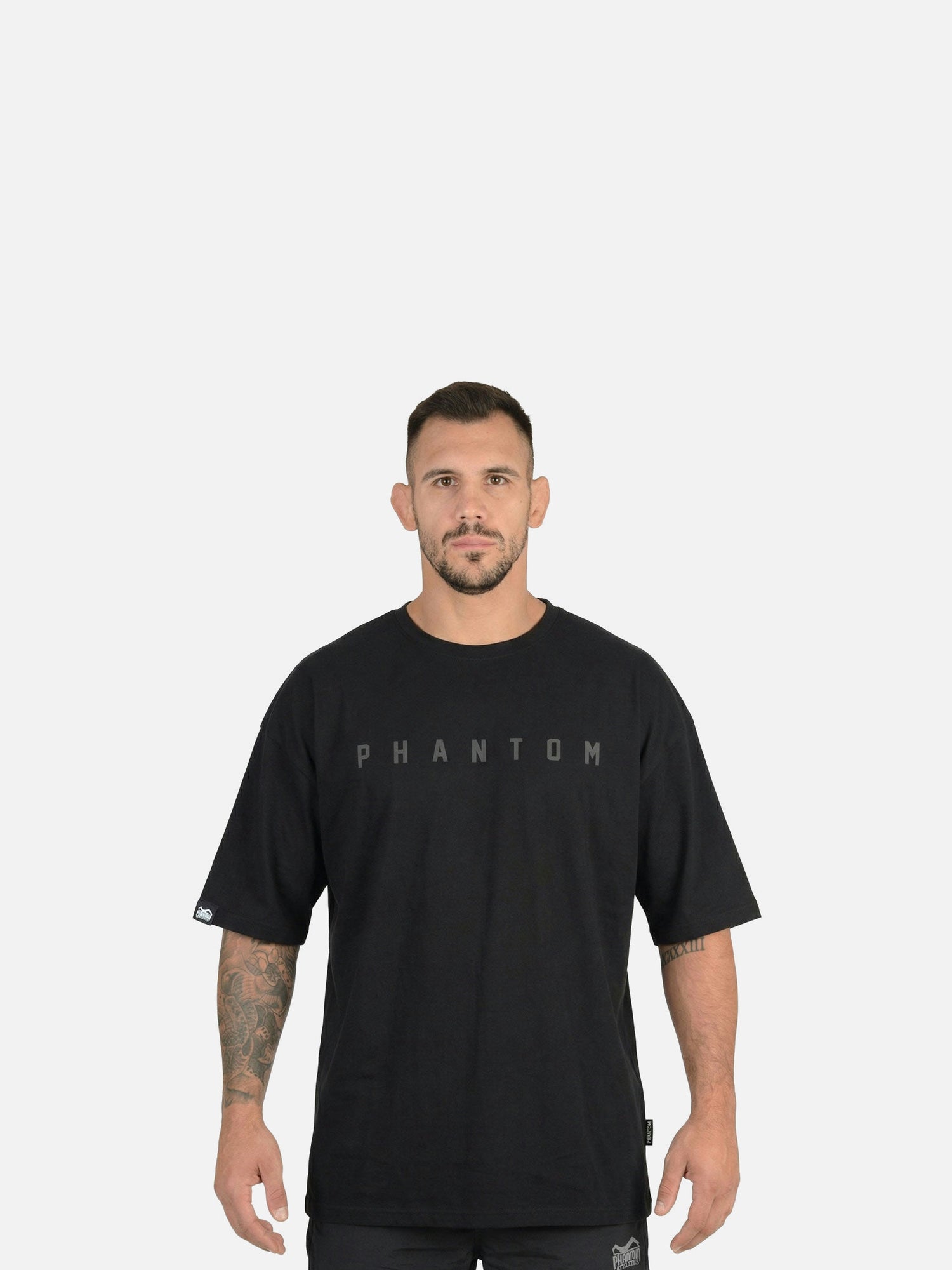 Trička Phantom Athletics Vantage Oversize – Černé