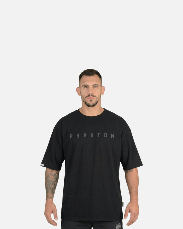Trička Phantom Athletics Vantage Oversize – Černé