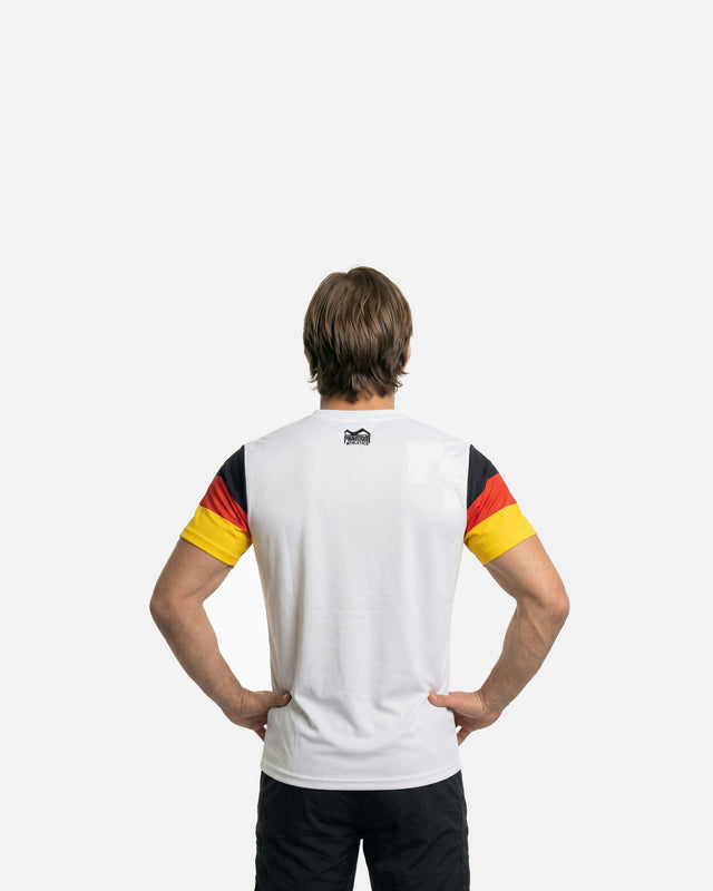 T-shirt Phantom Athletics EVO+ Team Germany – Blanc/Noir/Rouge/Or