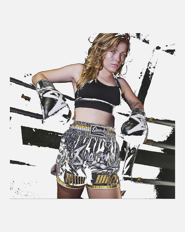 8 WEAPONS Muay Thai shorts Samurai 2.0 - Guld