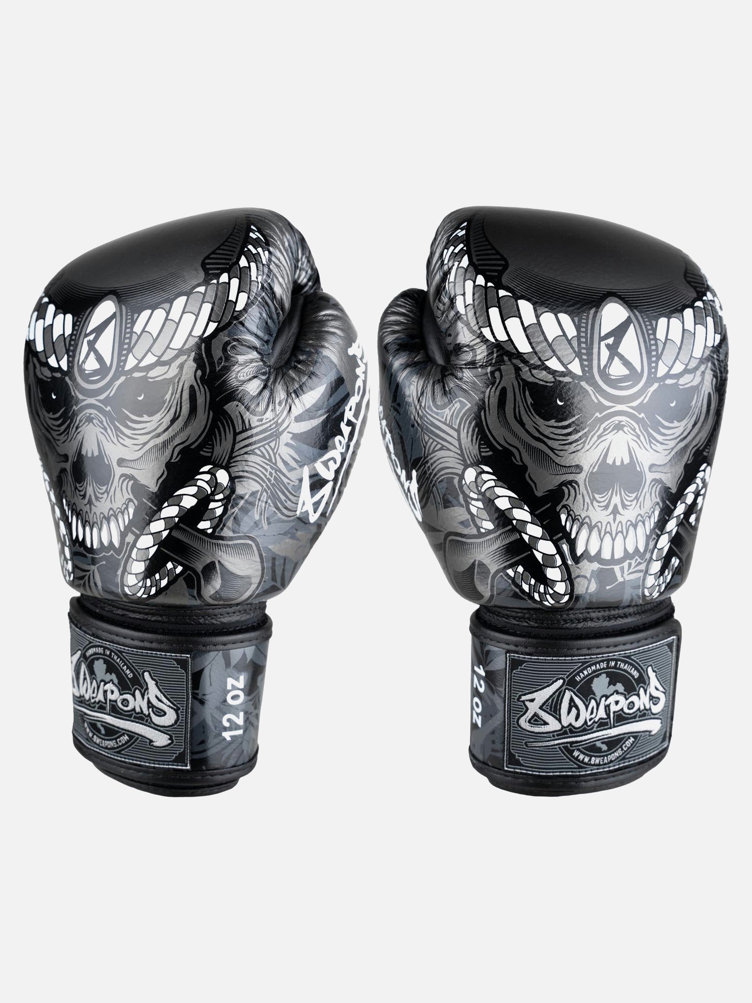 Guantoni da boxe 8 WEAPONS Bone Island – Nero