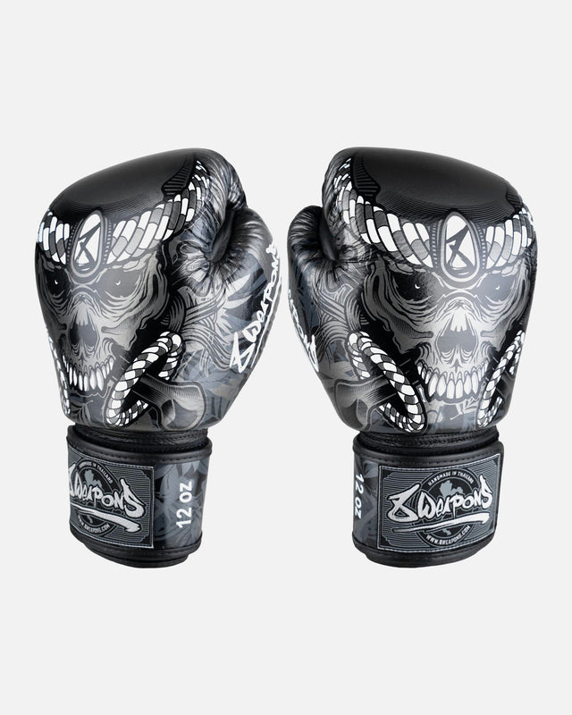 Guantoni da boxe 8 WEAPONS Bone Island – Nero
