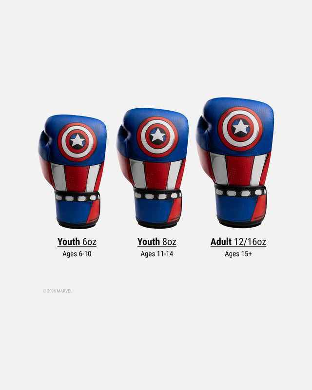 Hayabusa Boksehandsker Captain America – Rød/Hvid/Blå