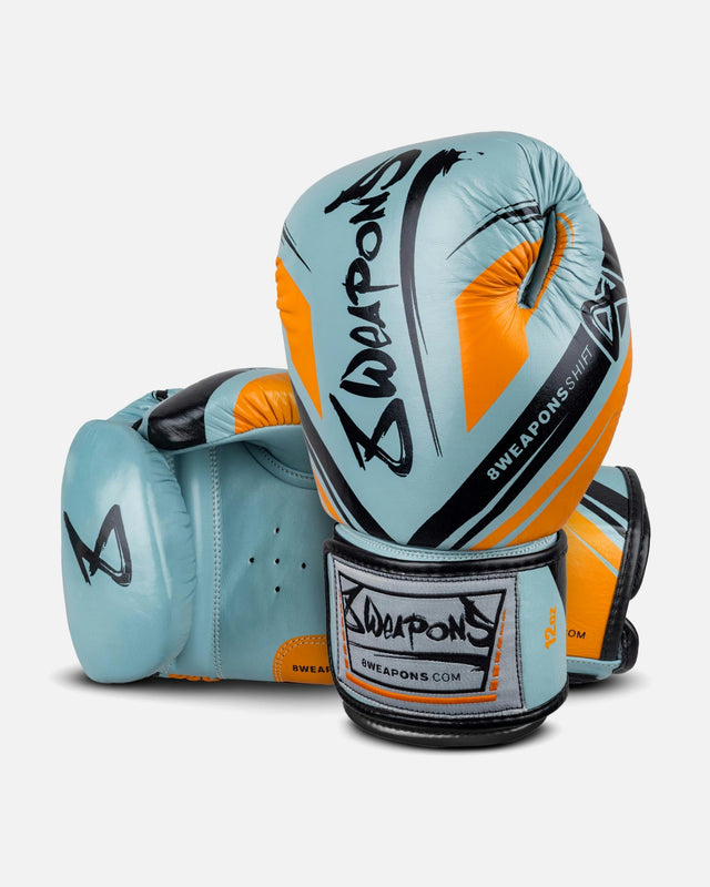 Gants de boxe 8 WEAPONS Shift – Gris glace/Orange