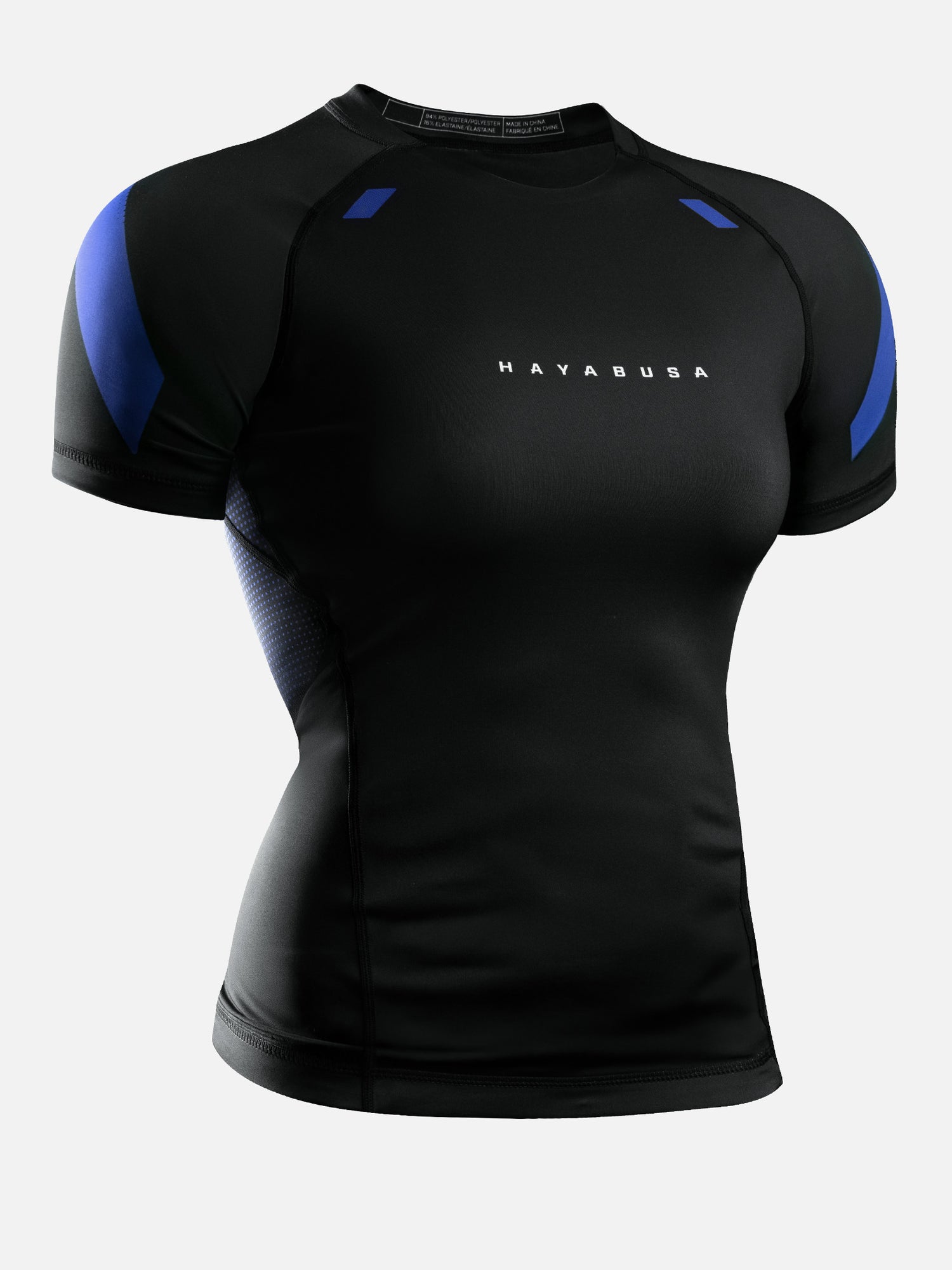 Rashguard Hayabusa Pro Ranked Mangas Curtas Mulher – Azul