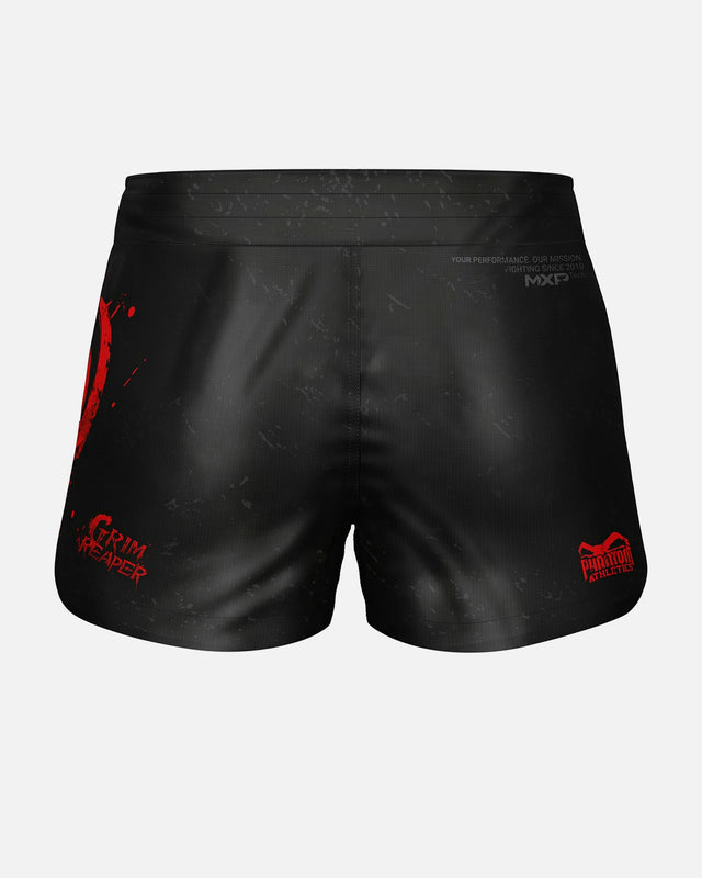 Shorts de MMA Phantom Athletics Fusion-R Reaper – Noir/Rouge