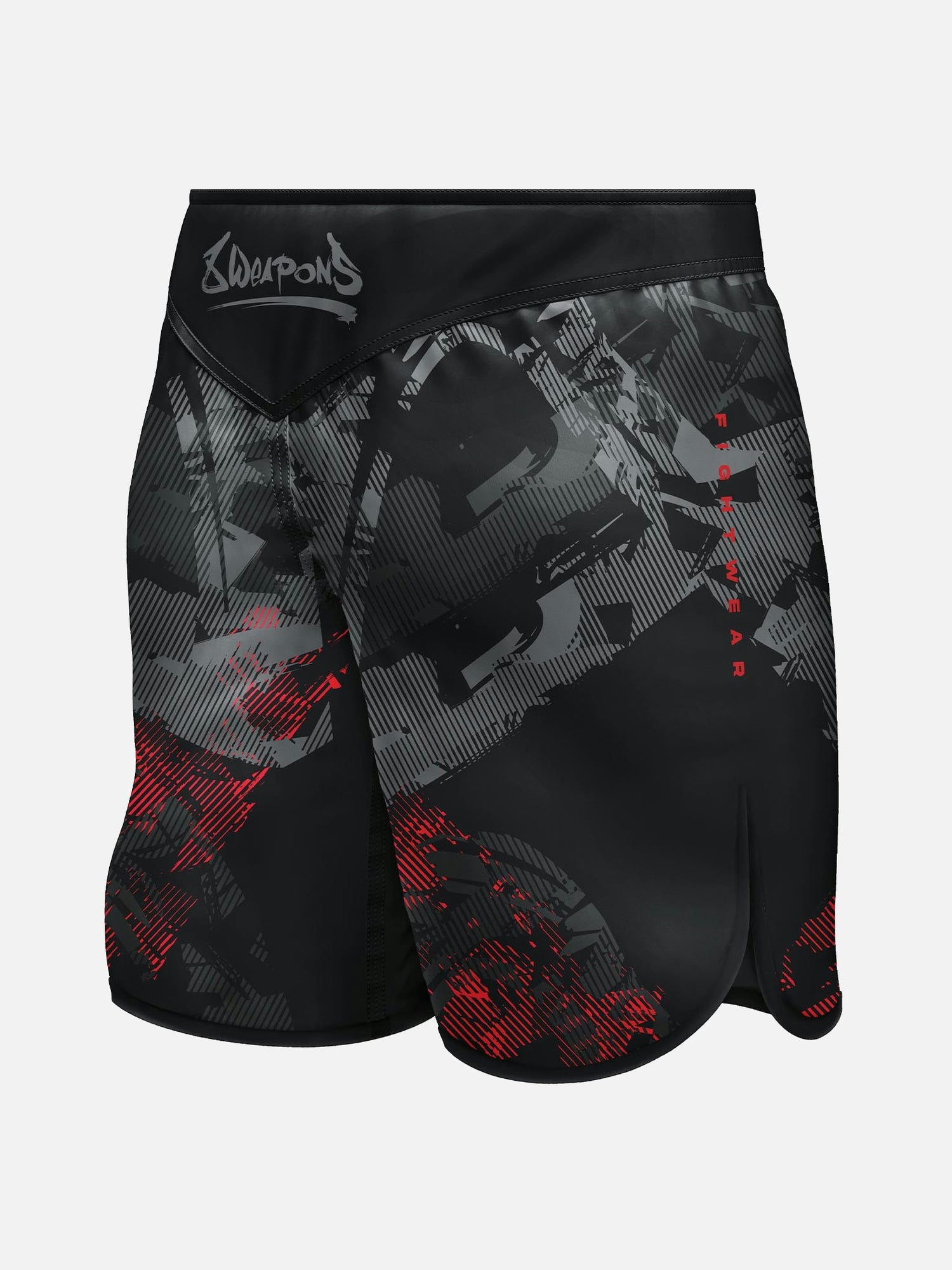 8 WEAPONS MMA-shorts Hit 2.0 – Sort/Rød