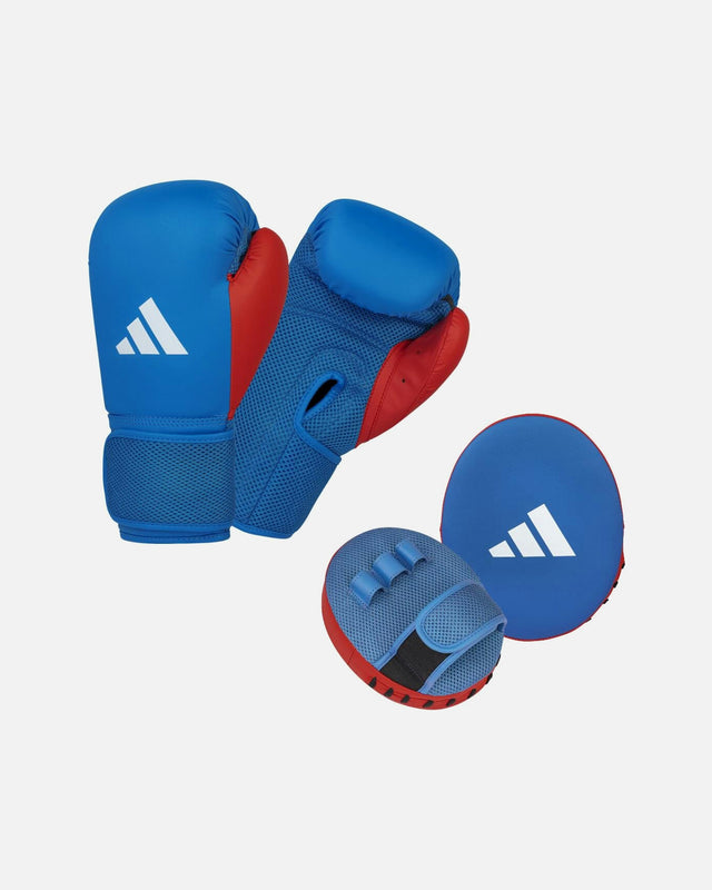 Adidas Boxningshandskar Kit 2 Barn - Blå/Röd