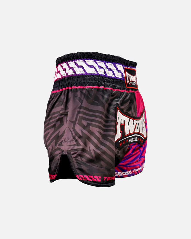 Pantalones de Muay Thai Twins TTBL Maze – Rosa