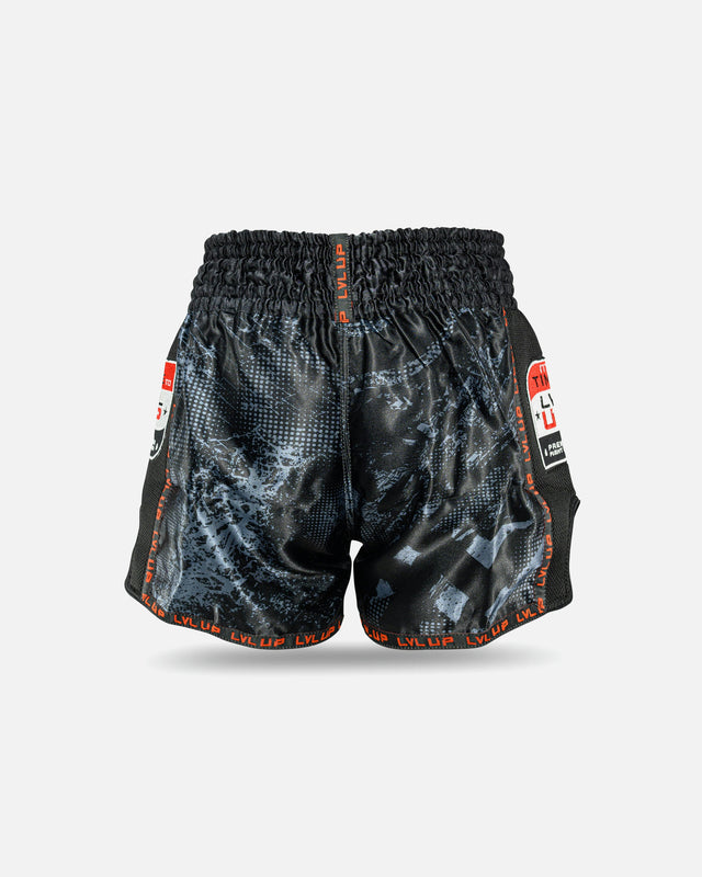LVL UP Muay Thai shorts TKO – Sort