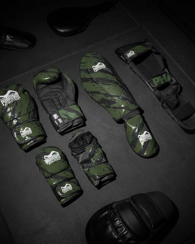 Phantom Athletics MMA-Handschuhe Camo Tiger – Waldgrün