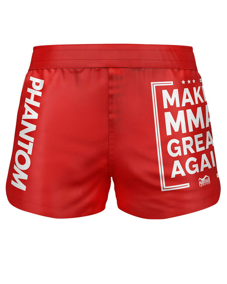 Phantom Athletics MMA Shorts Fusion-R Make MMA Great Again – Red