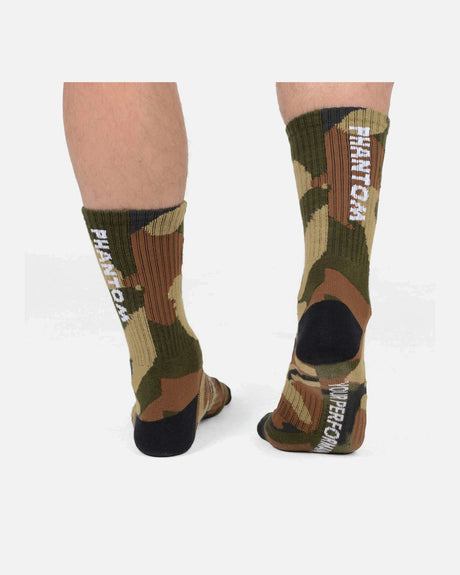 Phantom Athletics Sokken Performance - Woodland Camo