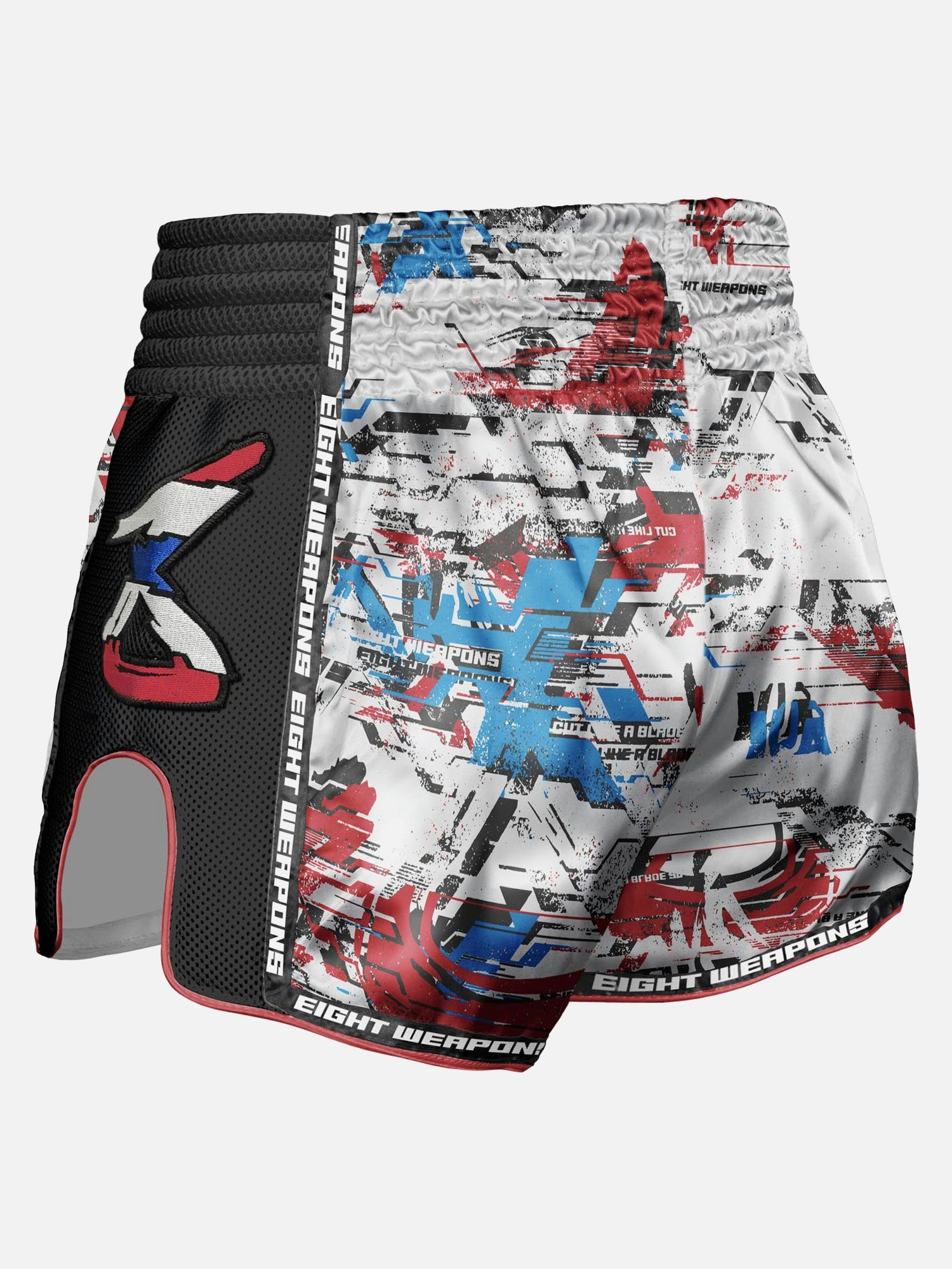 Pantaloncini Muay Thai 8 WEAPONS Cut Like A Blade 2.0 – Bianco