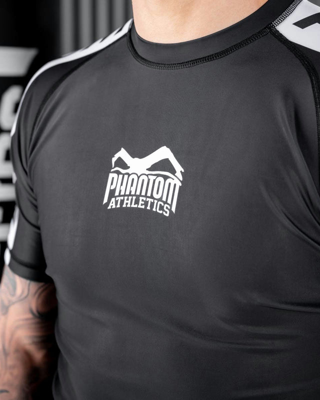 Phantom Athletics Rashguard EVO Apex Short Sleeve – Black