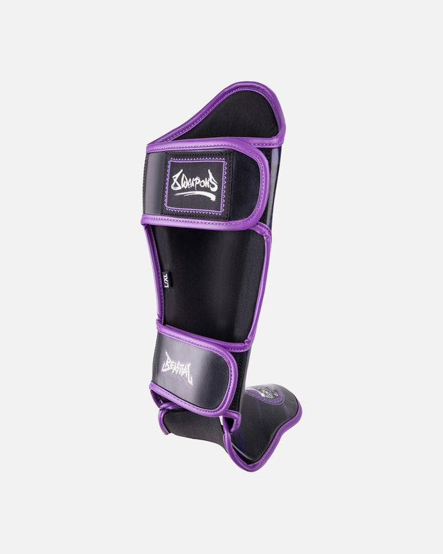 8 WEAPONS Benskydd Beastial Panther – Svart/Lila