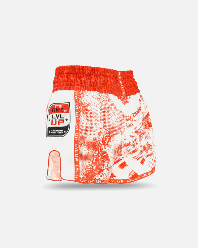 LVL UP Muay Thai Shorts Stadium - Rot