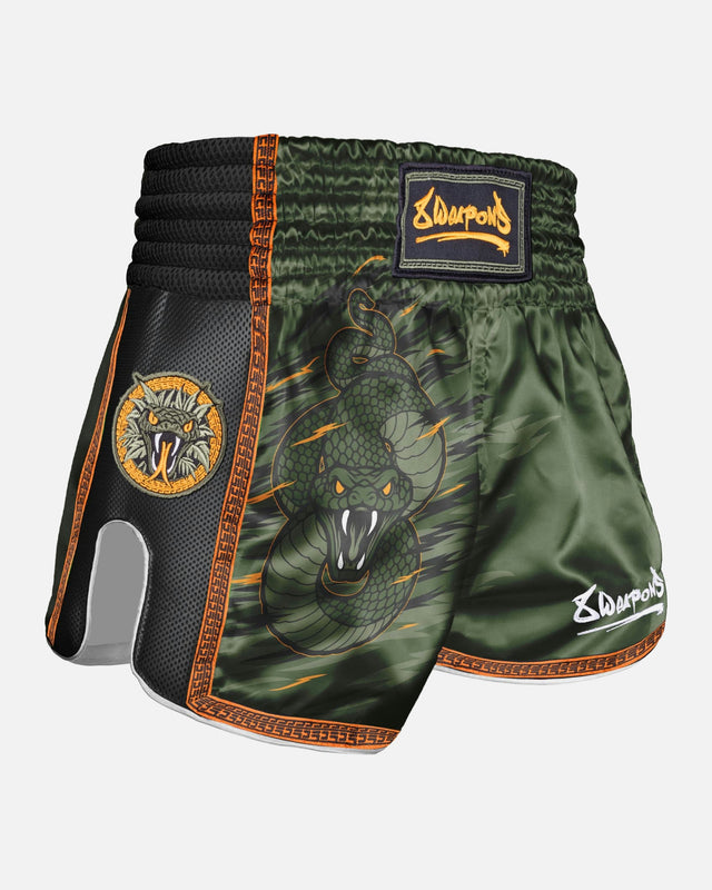 8 WEAPONS Muay-Thai-Shorts Beastial Viper – Khaki