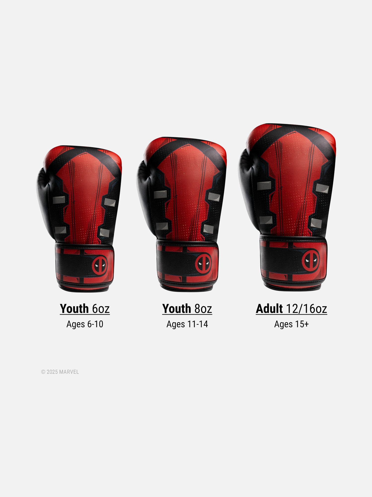 Hayabusa x Marvel Boxhandschuhe Deadpool – Rot/Schwarz