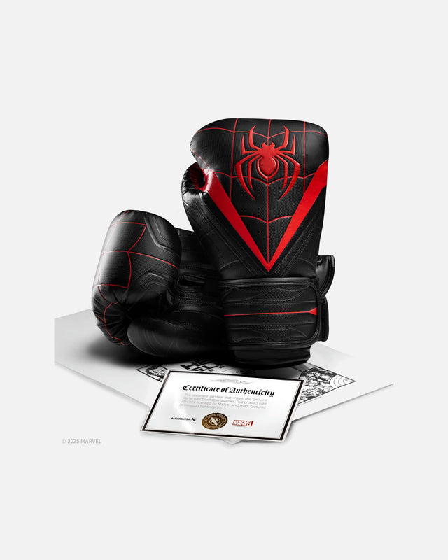 Hayabusa x Marvel Boxningshandskar Miles Morales – Svart/Röd
