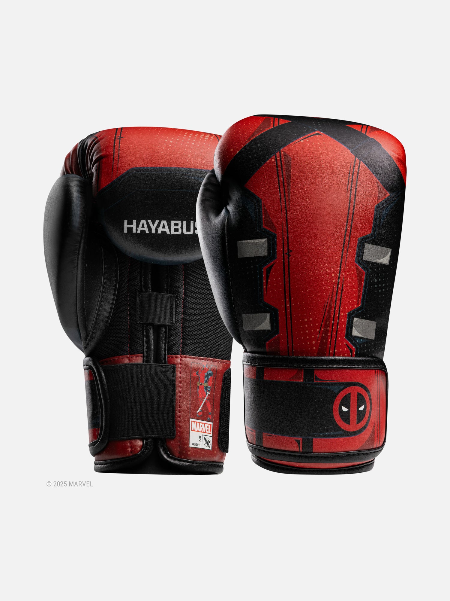 Hayabusa x Marvel Boxhandschuhe Deadpool – Rot/Schwarz