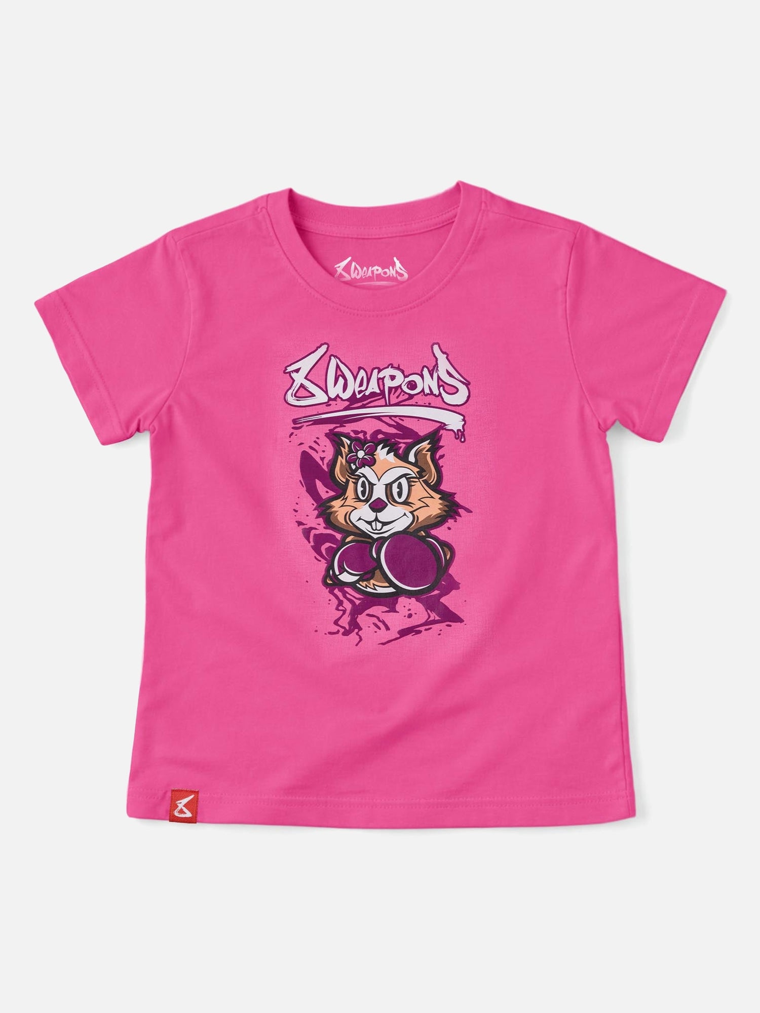 T-shirt enfant 8 WEAPONS – Rose