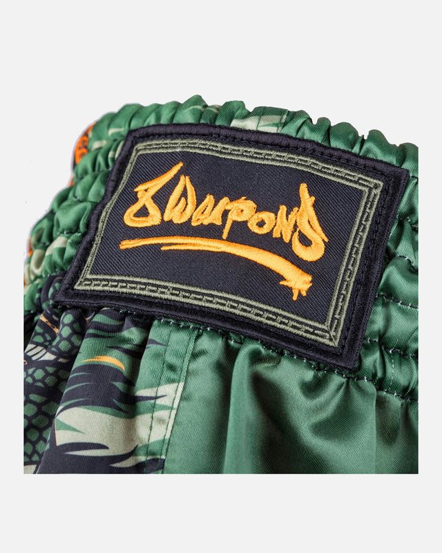 8 WEAPONS Muay-Thai-Shorts Beastial Viper – Khaki