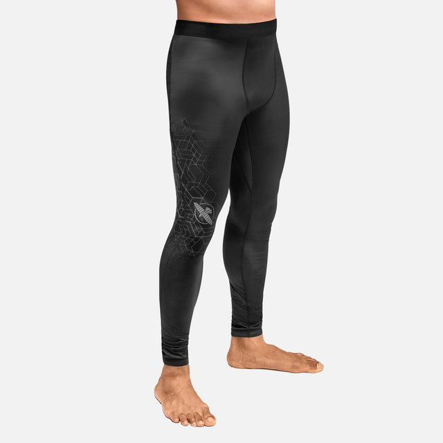Shorts de compression Hayabusa Geo – Gris