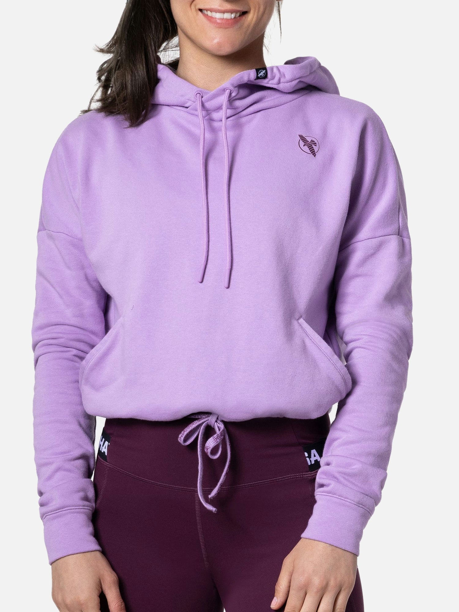 Hayabusa Hoodie Cozy Fleece til kvinder - Lavendel