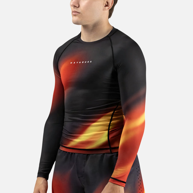 Hayabusa Rashguard Apex Nova Lange Ärmel – Orange