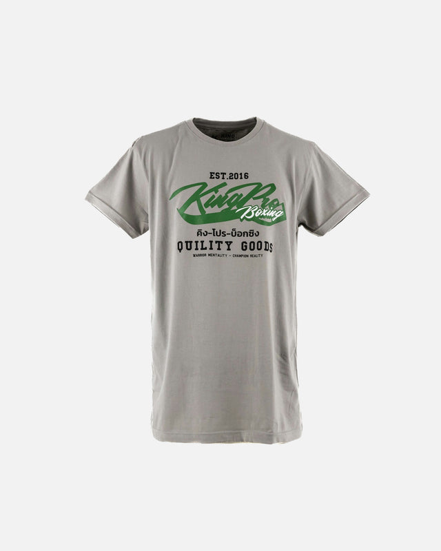 T-shirt King Pro Boxing Signature – Grigio