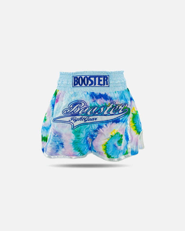 Booster Muay-Thai-Shorts TBT Swirl – Blau