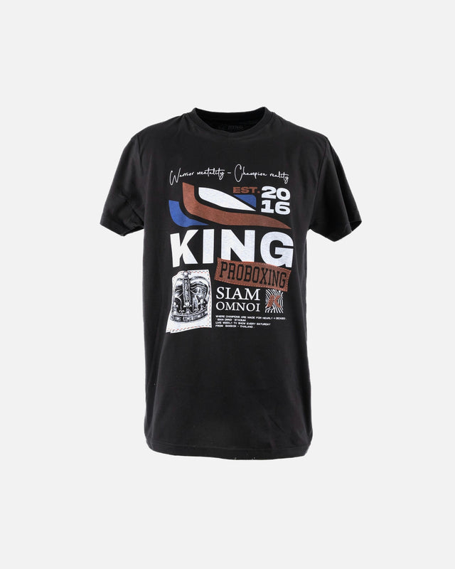 King Pro Boxing Triko Omnoi – Černé