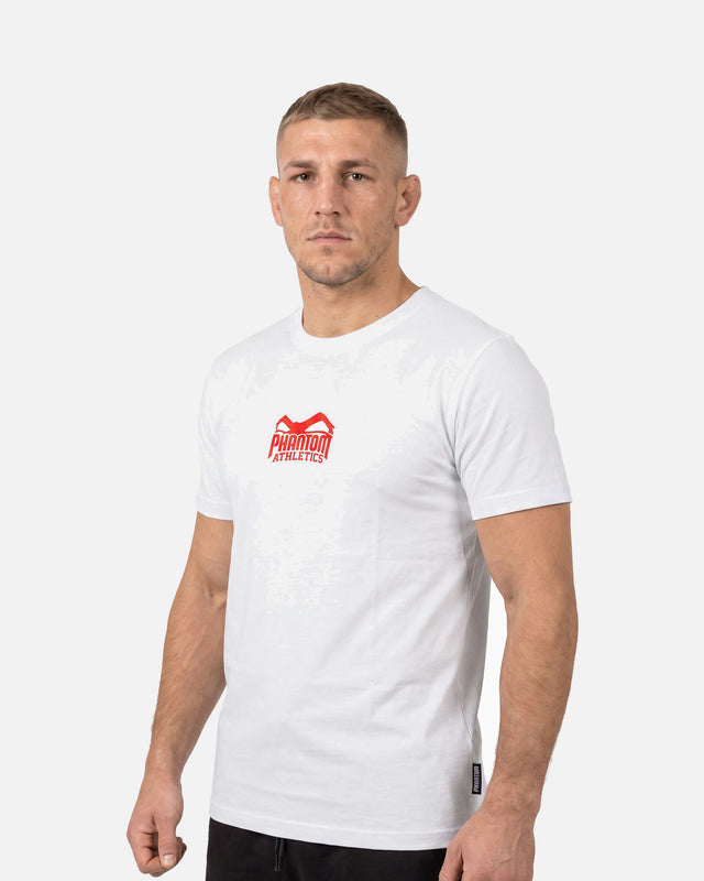 Camiseta Phantom Athletics Team – Blanco/Rojo