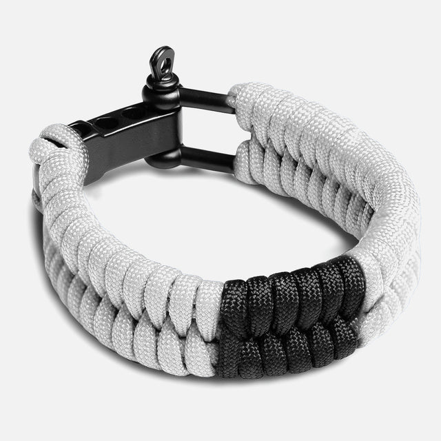 Pulseira de Jiu Jitsu Hayabusa Paracord – Branco