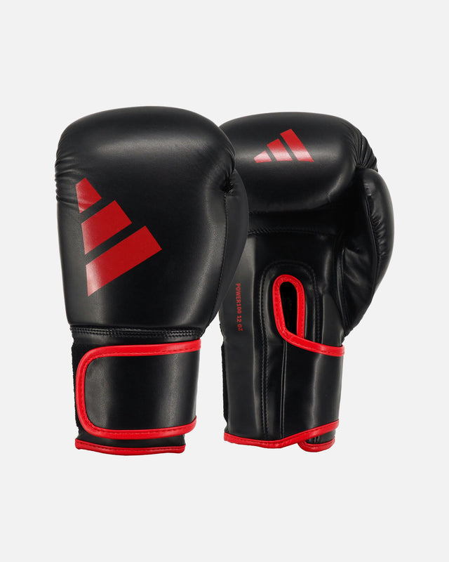 Adidas Boksehandsker Power 100 - Sort/Rød