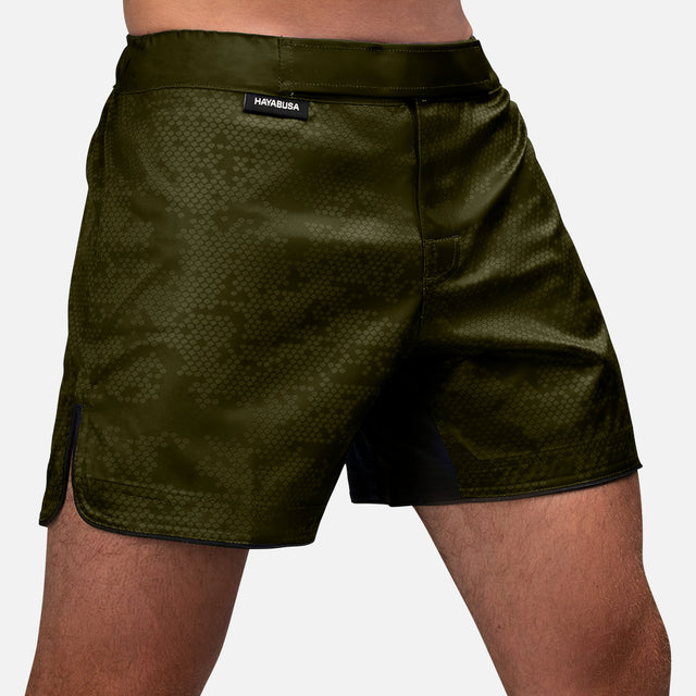 Hayabusa MMA-shorts Hex Mid-Thigh - Grøn